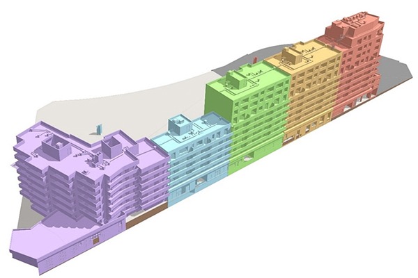 Découpage et ségrégation des maquettes numériques d'un projet