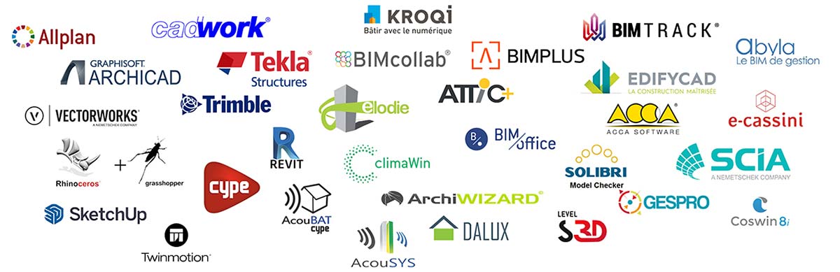 Liste des logiciels BiM du marché