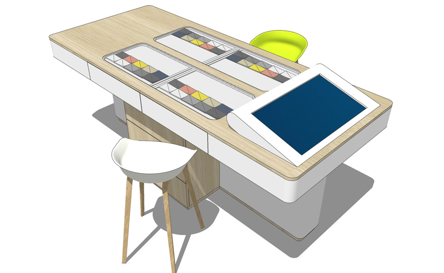 SketchUp - Design mobilier retail