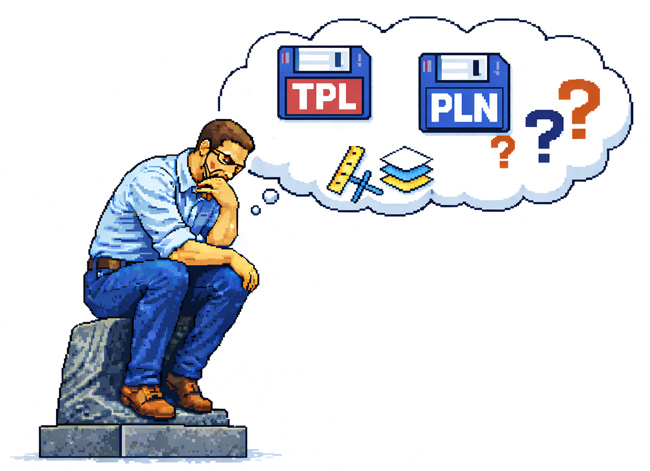 Les fondamentaux pour créer et mettre un fichier modèle TPL et enregistrer un projet Archicad.