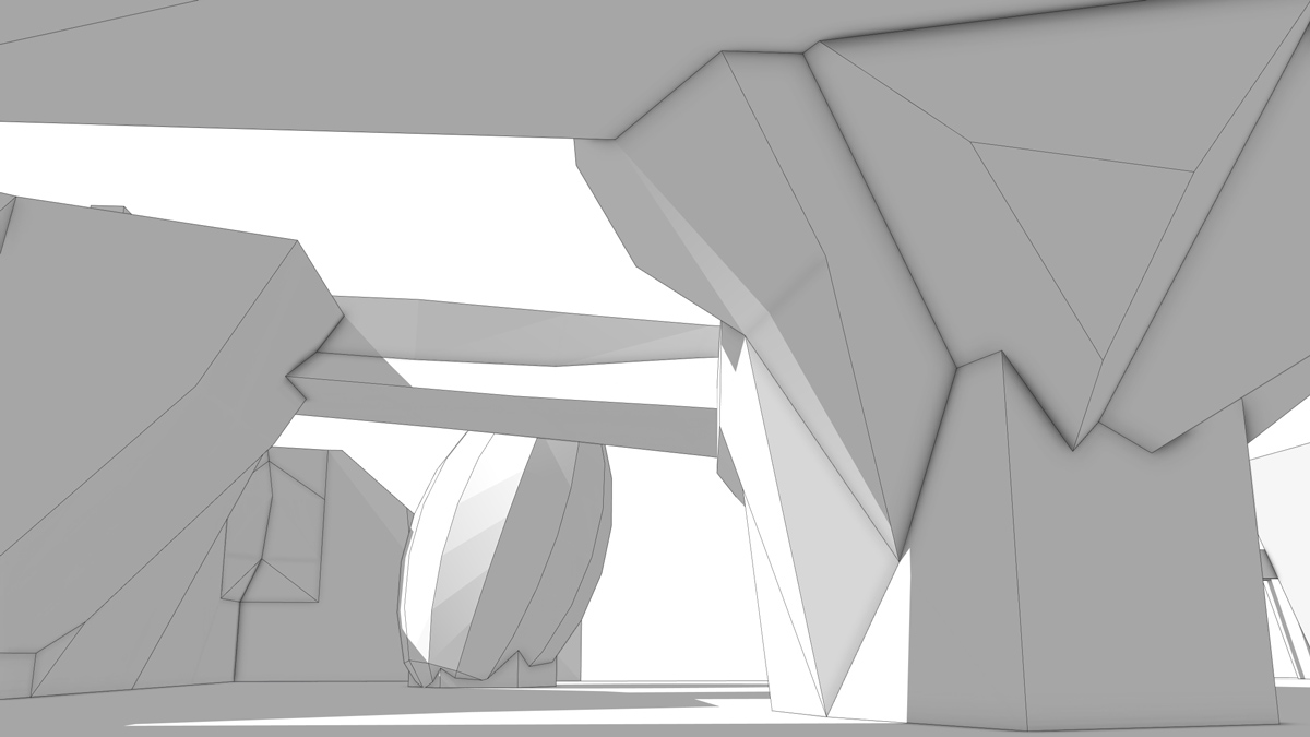 Aménagement d'une salle d'escalade.