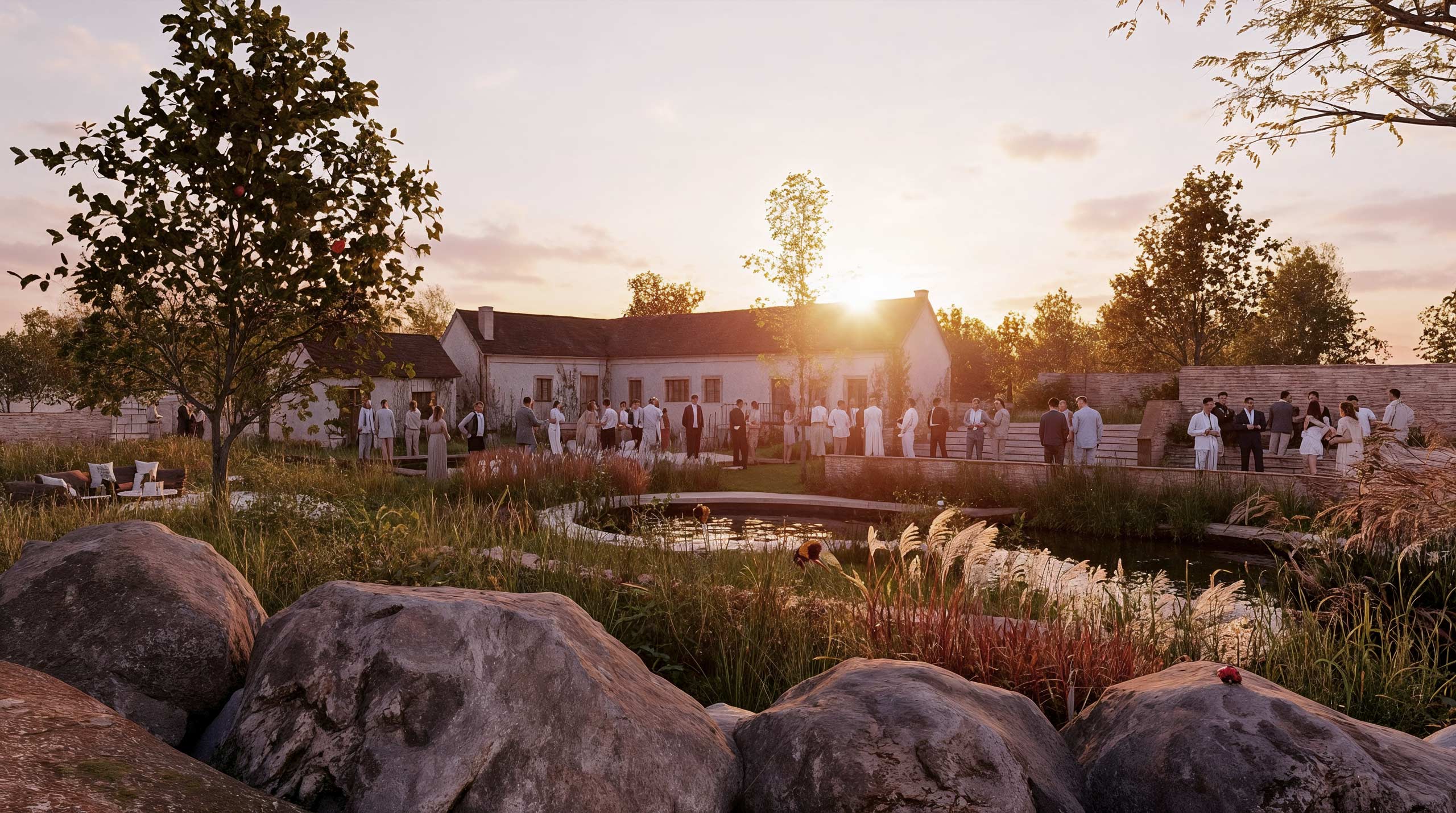 Rendus de paysages générés avec l'intelligence artificielle.